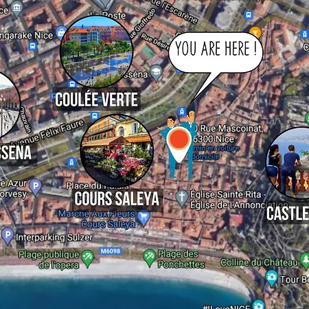 Nestor&jeeves - L Escale - Old Town Apartment Nizza